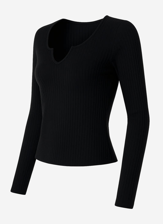 Project Social T Voyager Notch Rib Top - Image 3