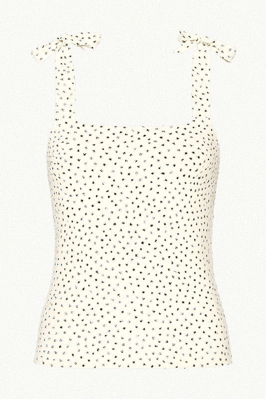 Socialite Square Neck Fitted Strappy Top