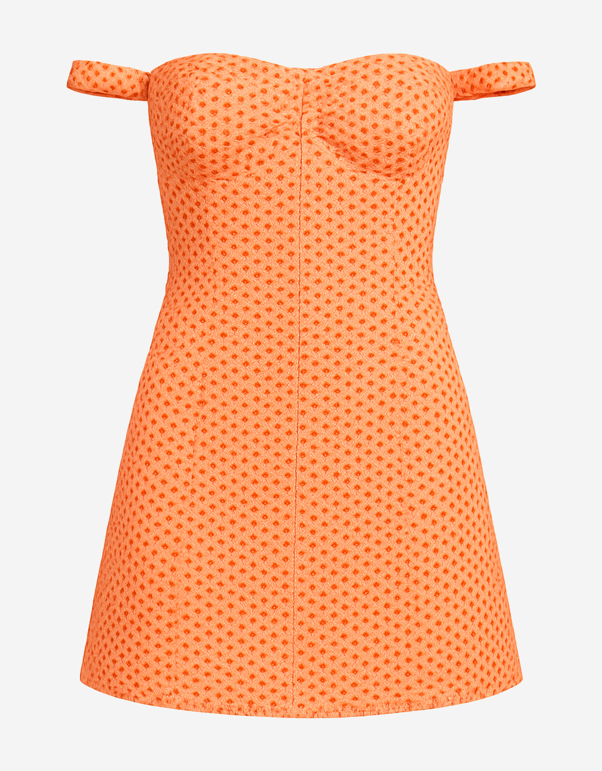 Free People Berry Kiss Eyelet Off The Shoulder Minidress - Image 1