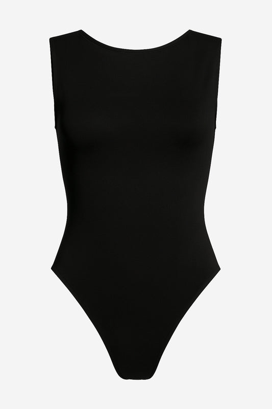 Free People Clean Lines Boat Neck Bodysuit