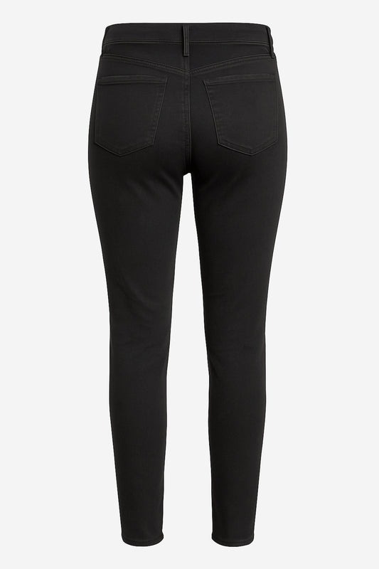 Frame High Waist Skinny Jeans (noir) - Image 2