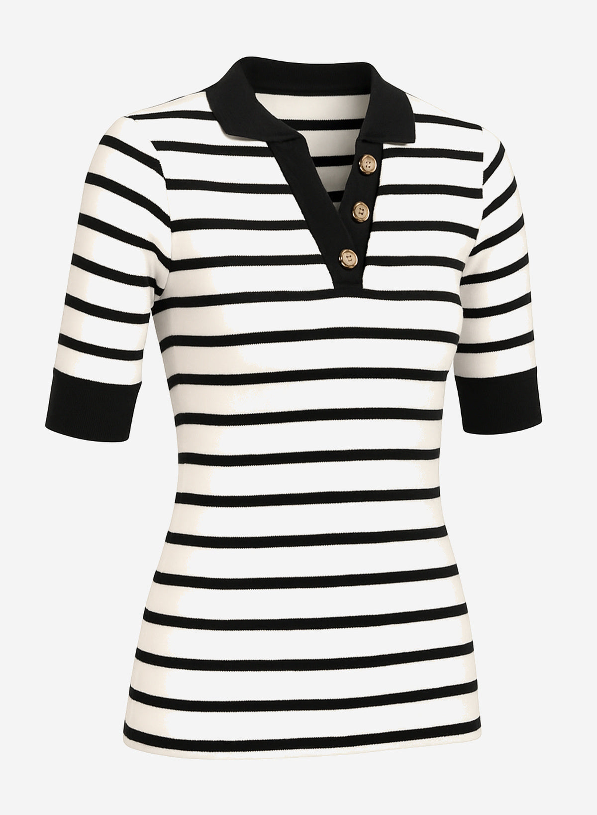 Anthropologie Maeve Half-sleeve Henley Tee - Image 3