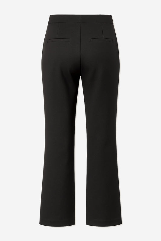 Good American Shiny Crop Scuba Knit Trousers - Image 2