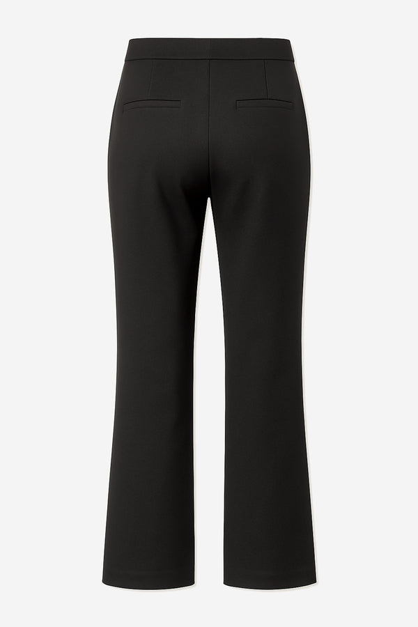 Good American Shiny Crop Scuba Knit Trousers - alternate