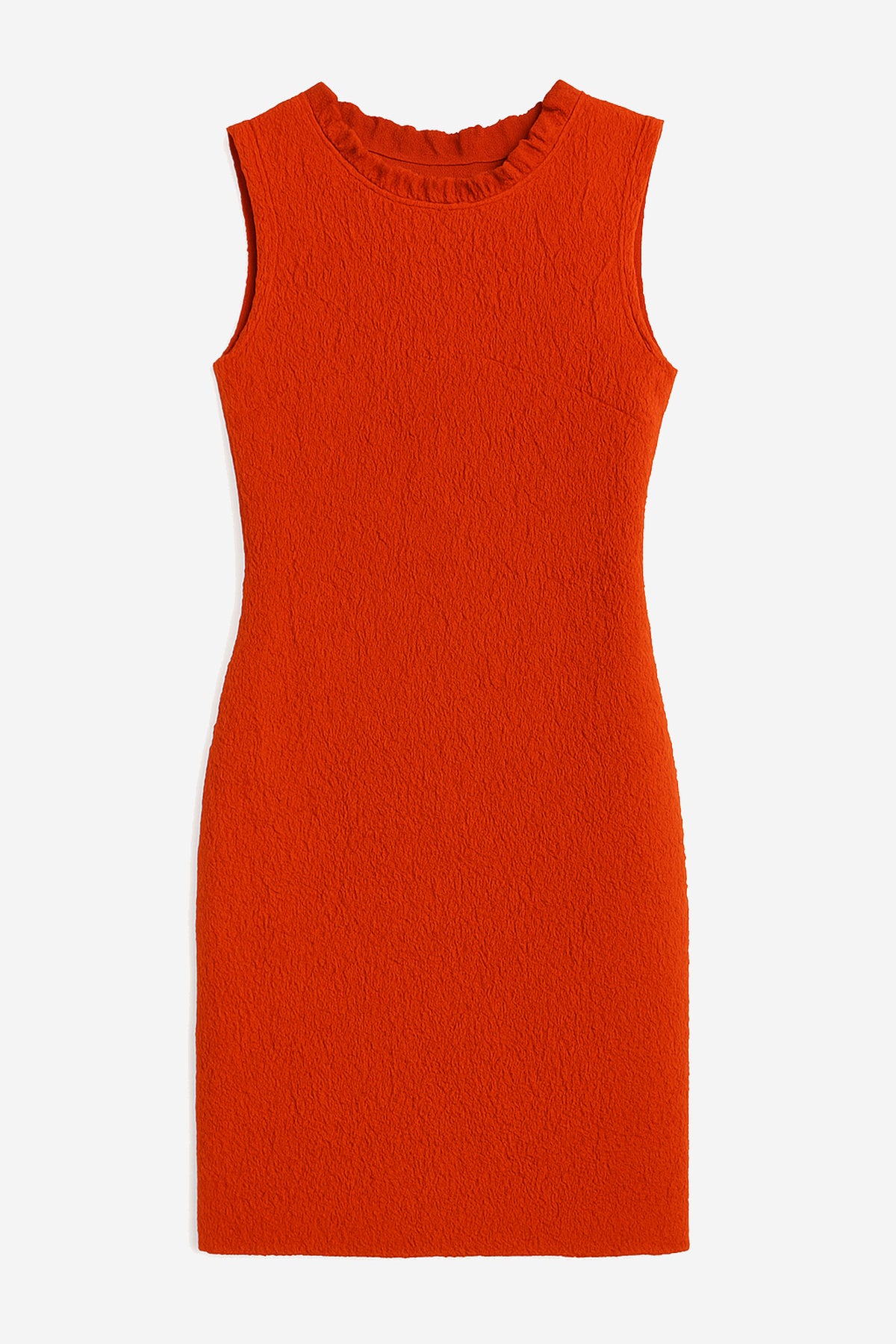 By Anthropologie Ruffle-trim Textured Mini Dress - Image 1