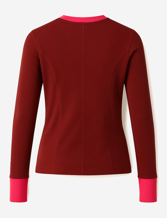 Anthropologie Maeve Long-sleeve Seamed Tee - Image 2