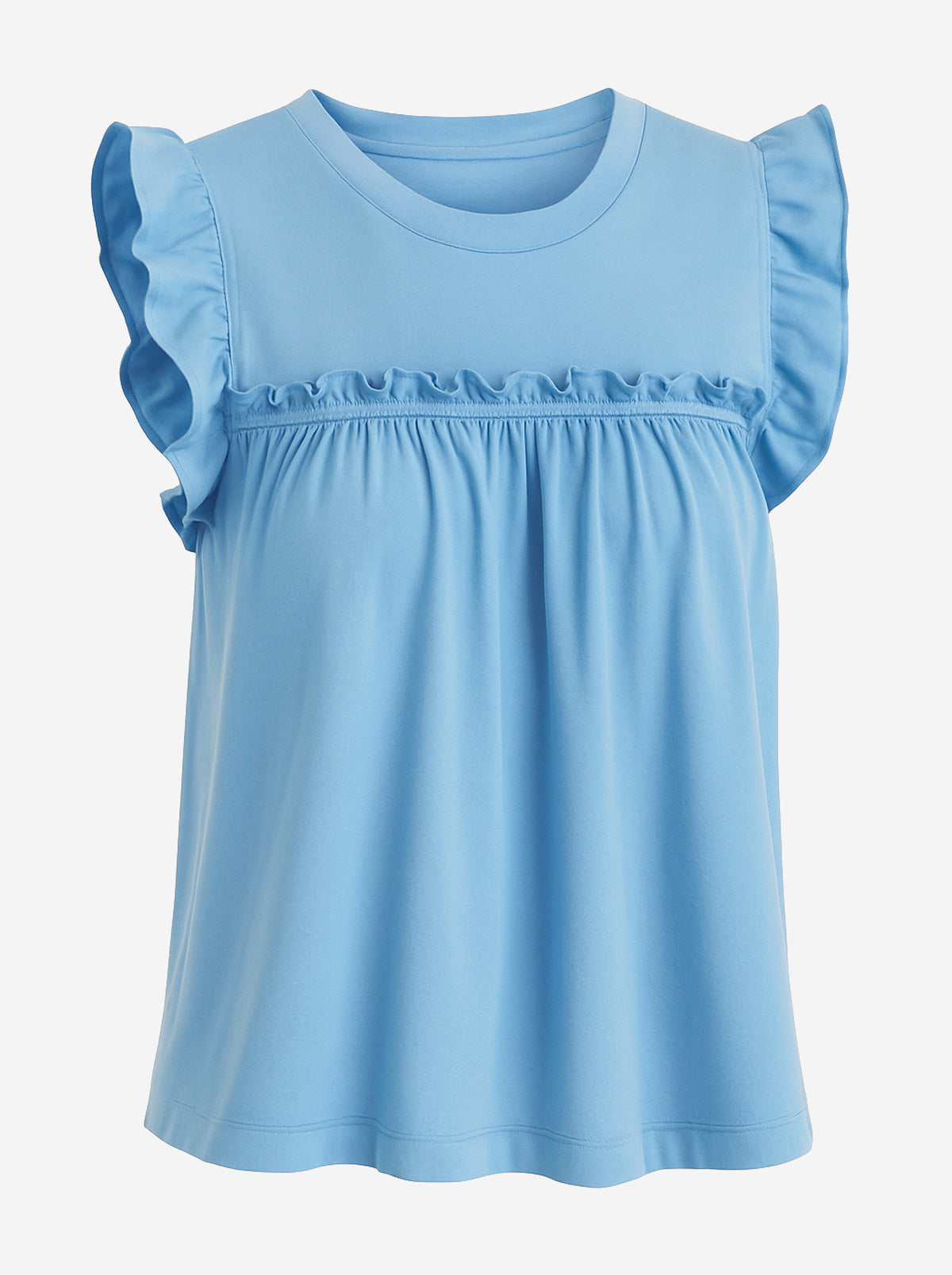 Anthropologie Maeve Sleeveless Ruffle Blouse - Image 3