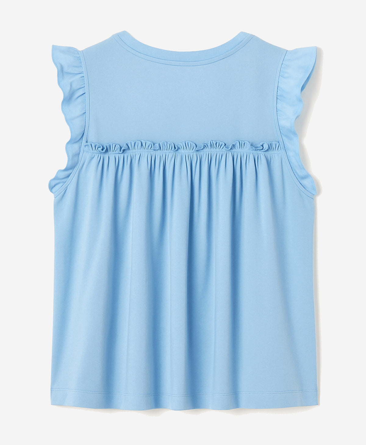 Anthropologie Maeve Sleeveless Ruffle Blouse - Image 2