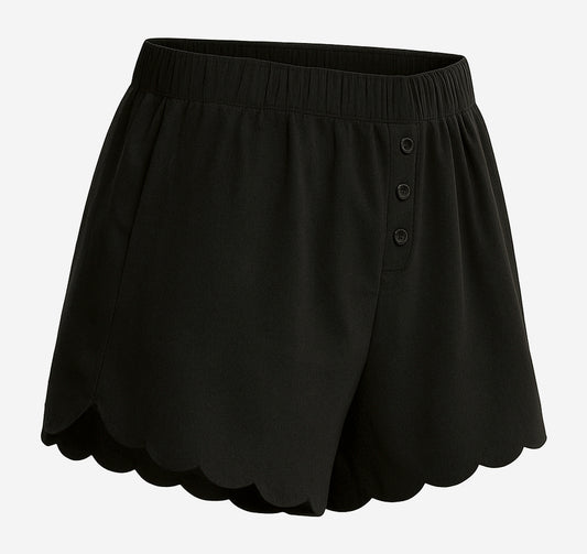 By Anthropologie Scallop Micro Shorts - Image 3