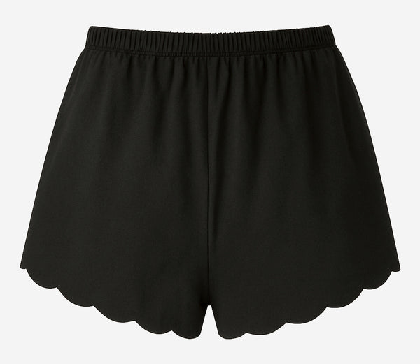 By Anthropologie Scallop Micro Shorts - alternate