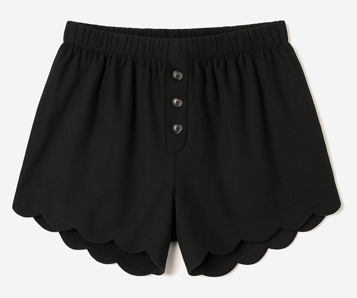 By Anthropologie Scallop Micro Shorts - Image 1