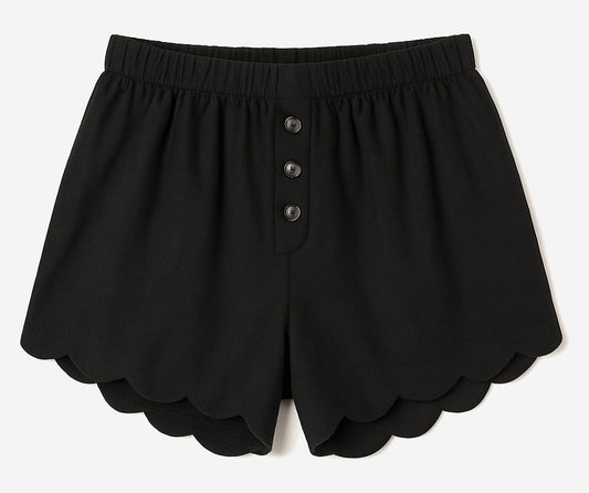 By Anthropologie Scallop Micro Shorts