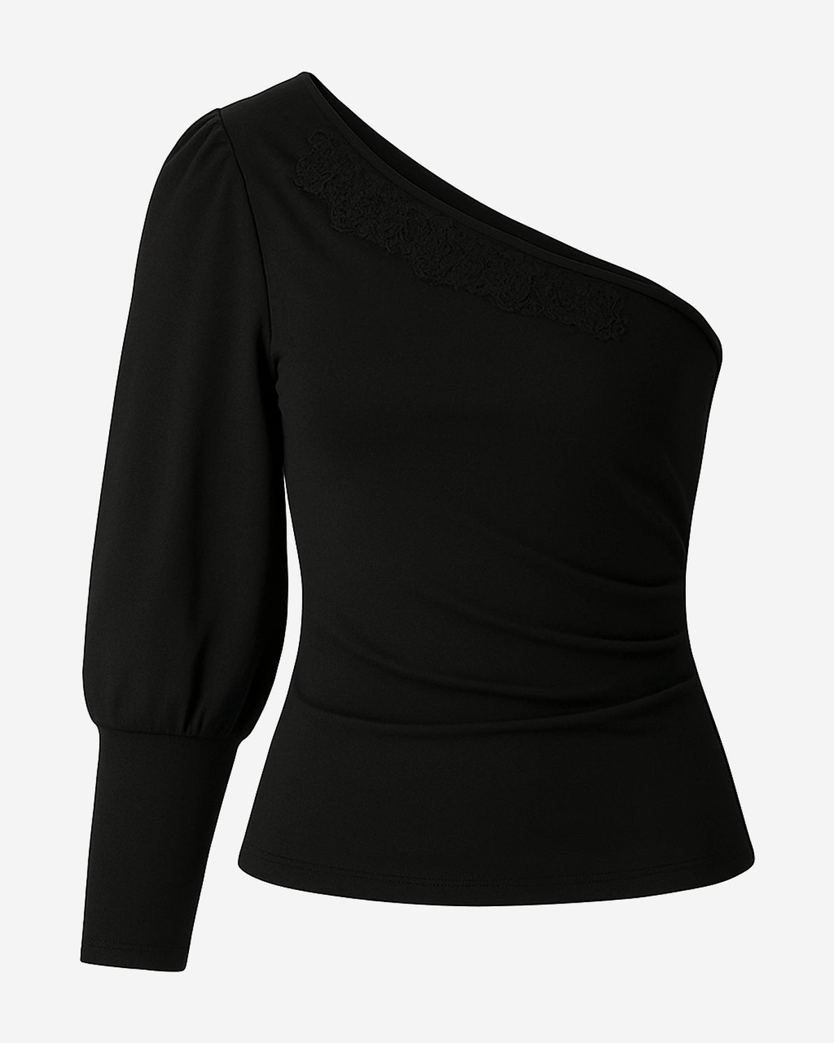 By Anthropologie One-shoulder Puff-sleeve Top - Image 3