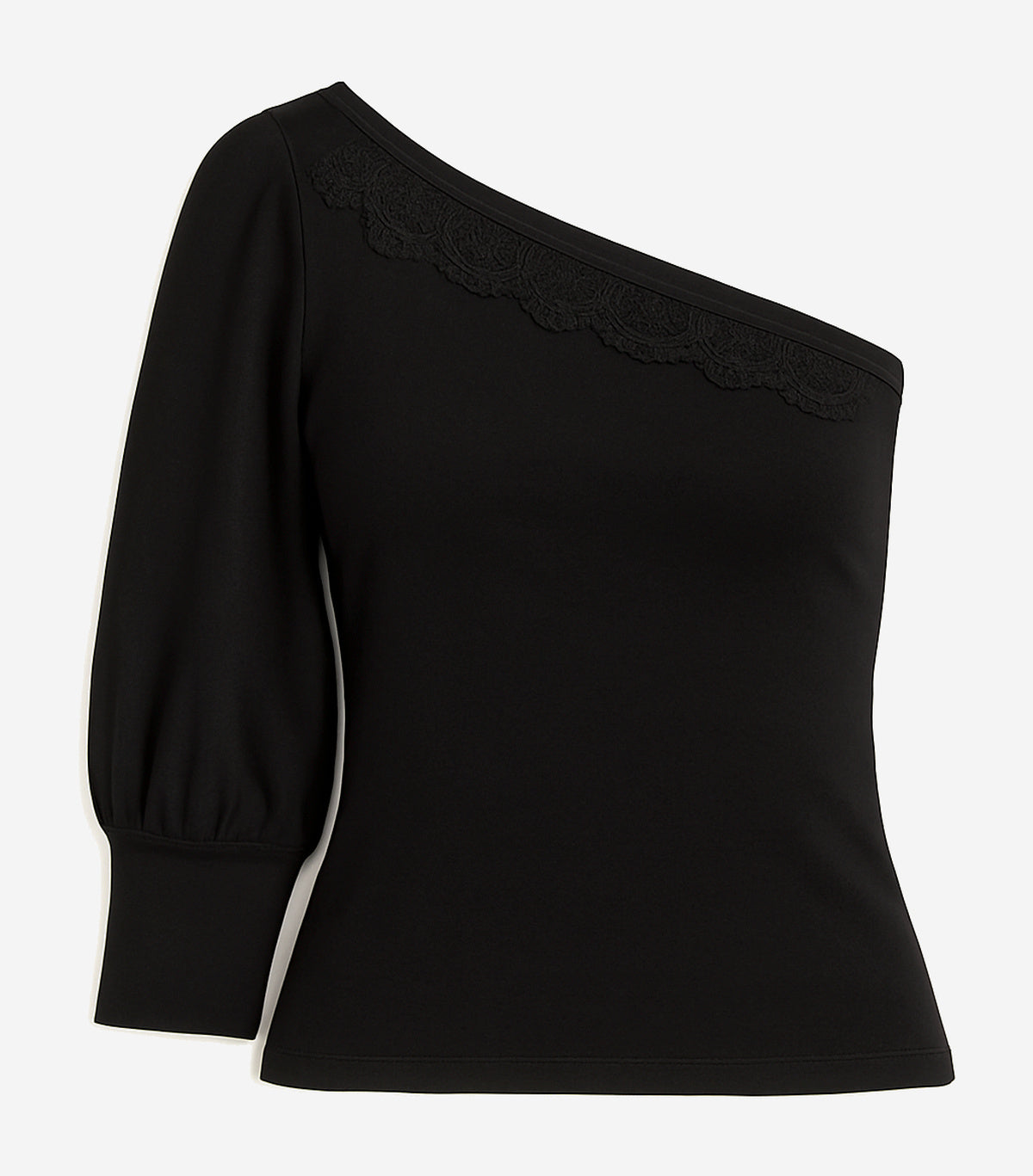 By Anthropologie One-shoulder Puff-sleeve Top - Image 1