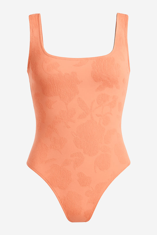 Free People Send Love Jacquard Bodysuit