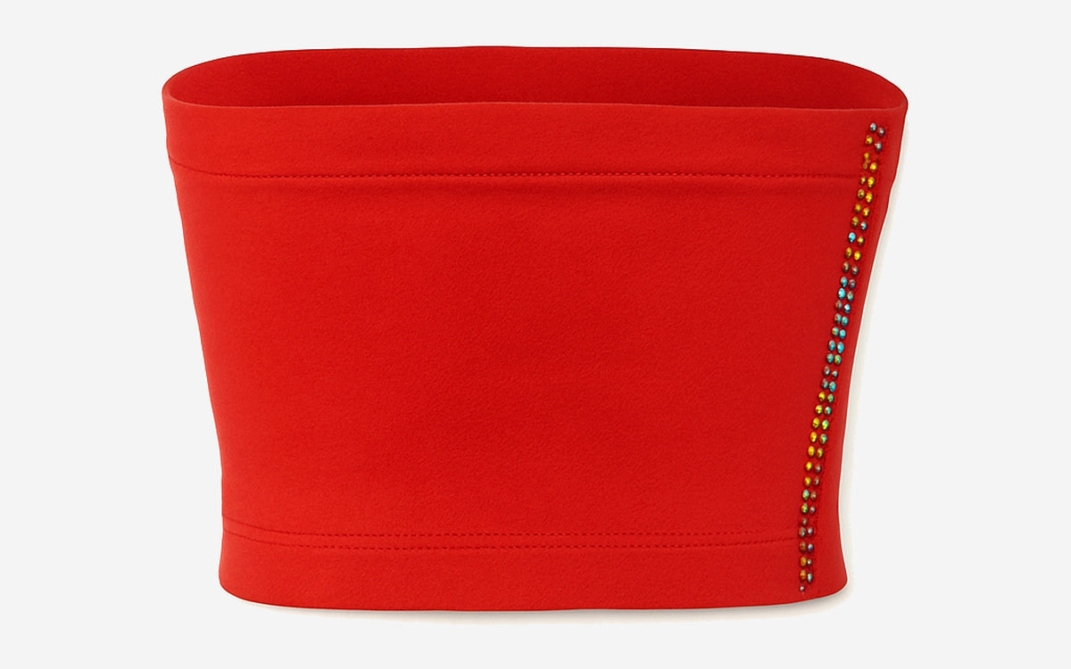 Main Strip French Terry Rhinestone Tube Top - Image 2