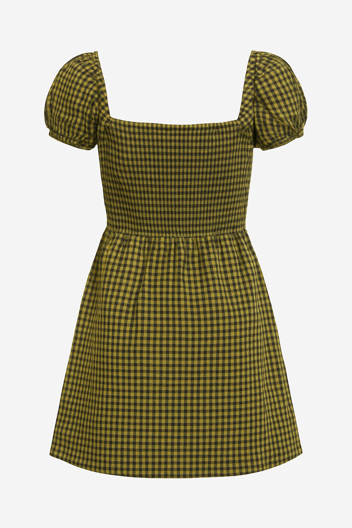 Socialite Puff Sleeve Smocked Mini Dress - Image 2