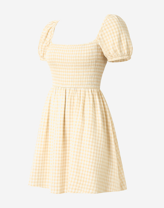 Rachel Parcell Open Back Smocked Mini Dress - Image 3