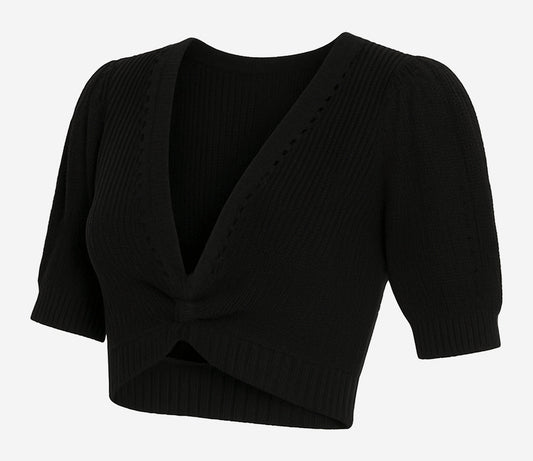 Saltwater Luxe Cropped Sweater - Image 3