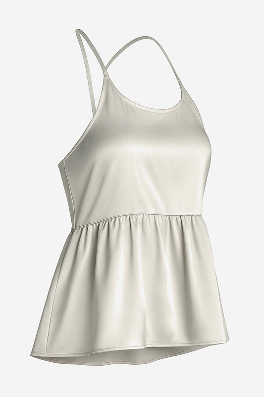 Anthropologie Let Me Be Shine Halter Babydoll Tank - Image 3