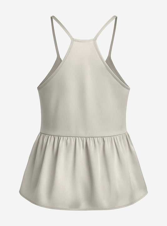 Anthropologie Let Me Be Shine Halter Babydoll Tank - Image 2