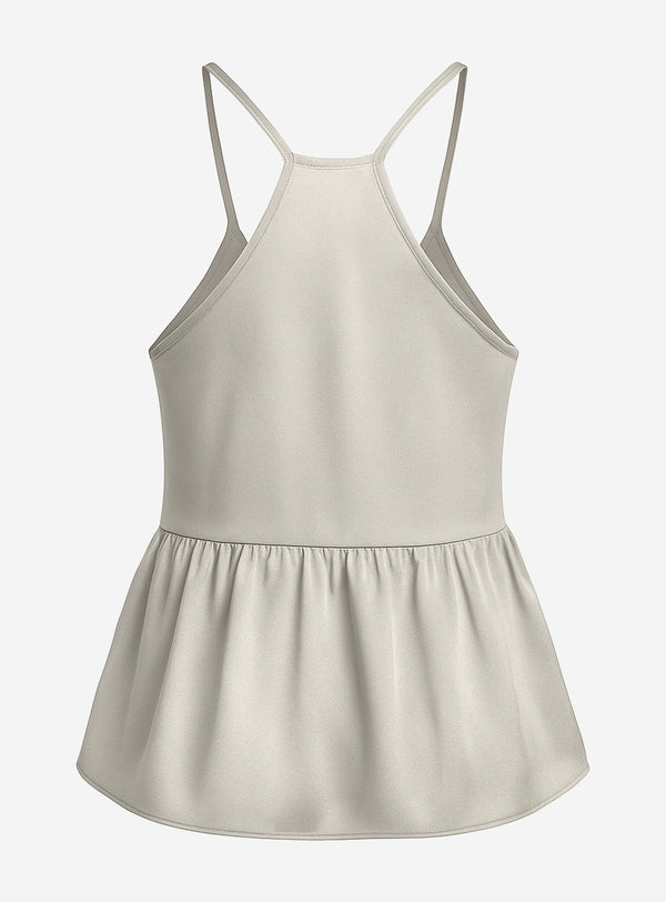 Anthropologie Let Me Be Shine Halter Babydoll Tank - alternate
