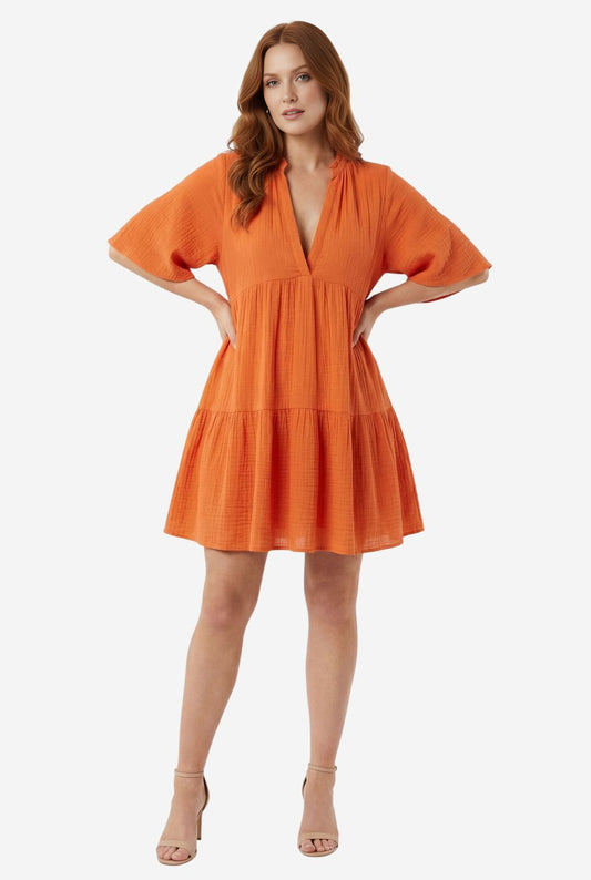 The Kallie Flowy Tunic Dress