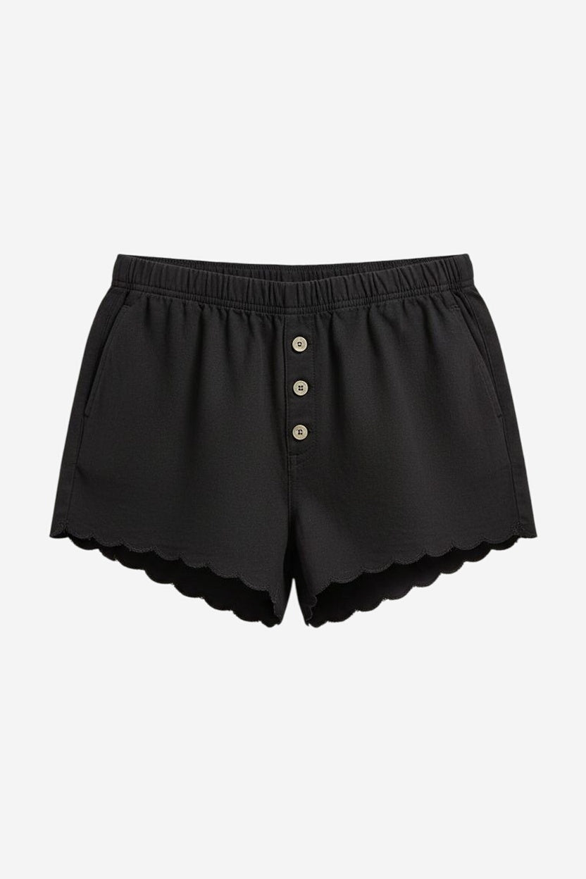 By Anthropologie Scallop Micro Shorts - Image 2