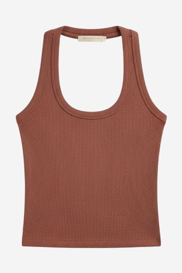 Pilcro Ribbed Halter Tank - alternate