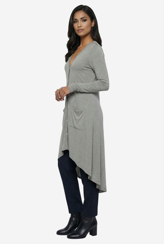 Bobeau High-Low Cardigan - Image 3