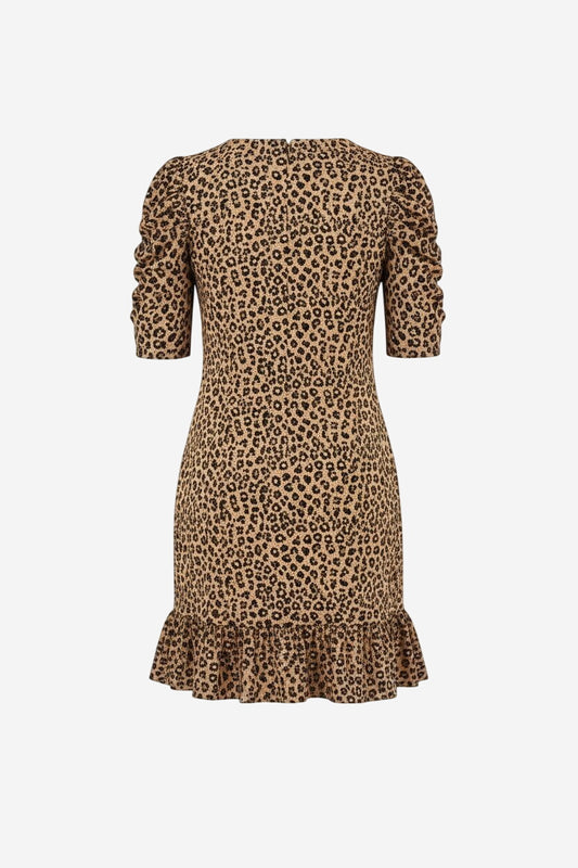 Cece Leopard Print Knit Dress - Image 4