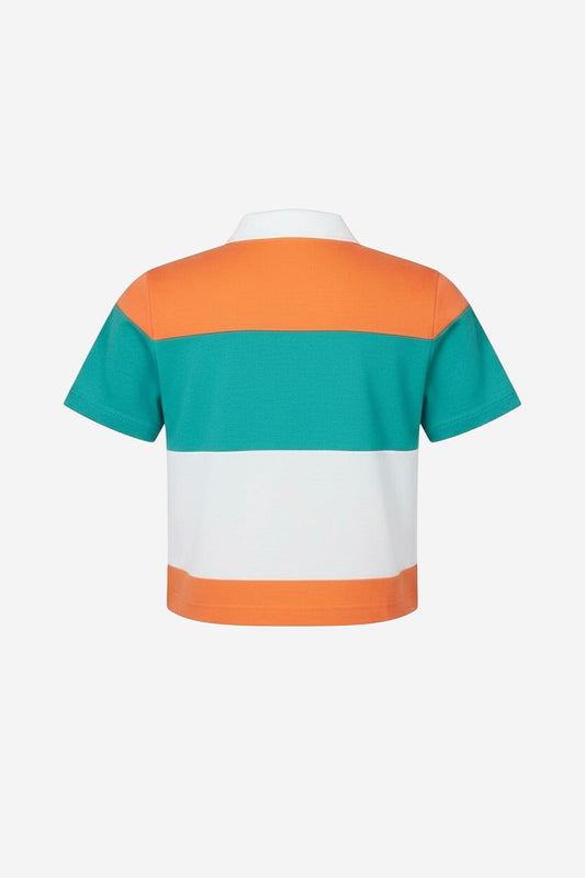 Fila X Dvrx Cropped Polo Shirt - Image 4