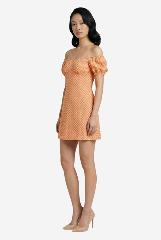 Free People Berry Kiss Eyelet Off the Shoulder Minidress - Image 3