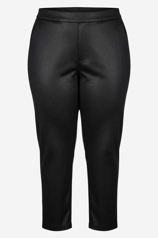 Good American Shiny Crop Scuba Knit Trousers (Regular & Plus Size) - Image 2