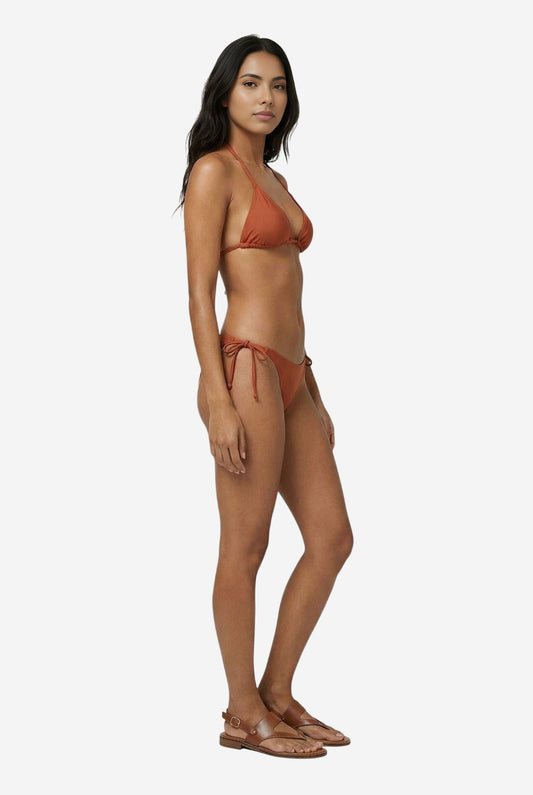 Teyana Tie Side Bikini Bottoms Rust - Image 3