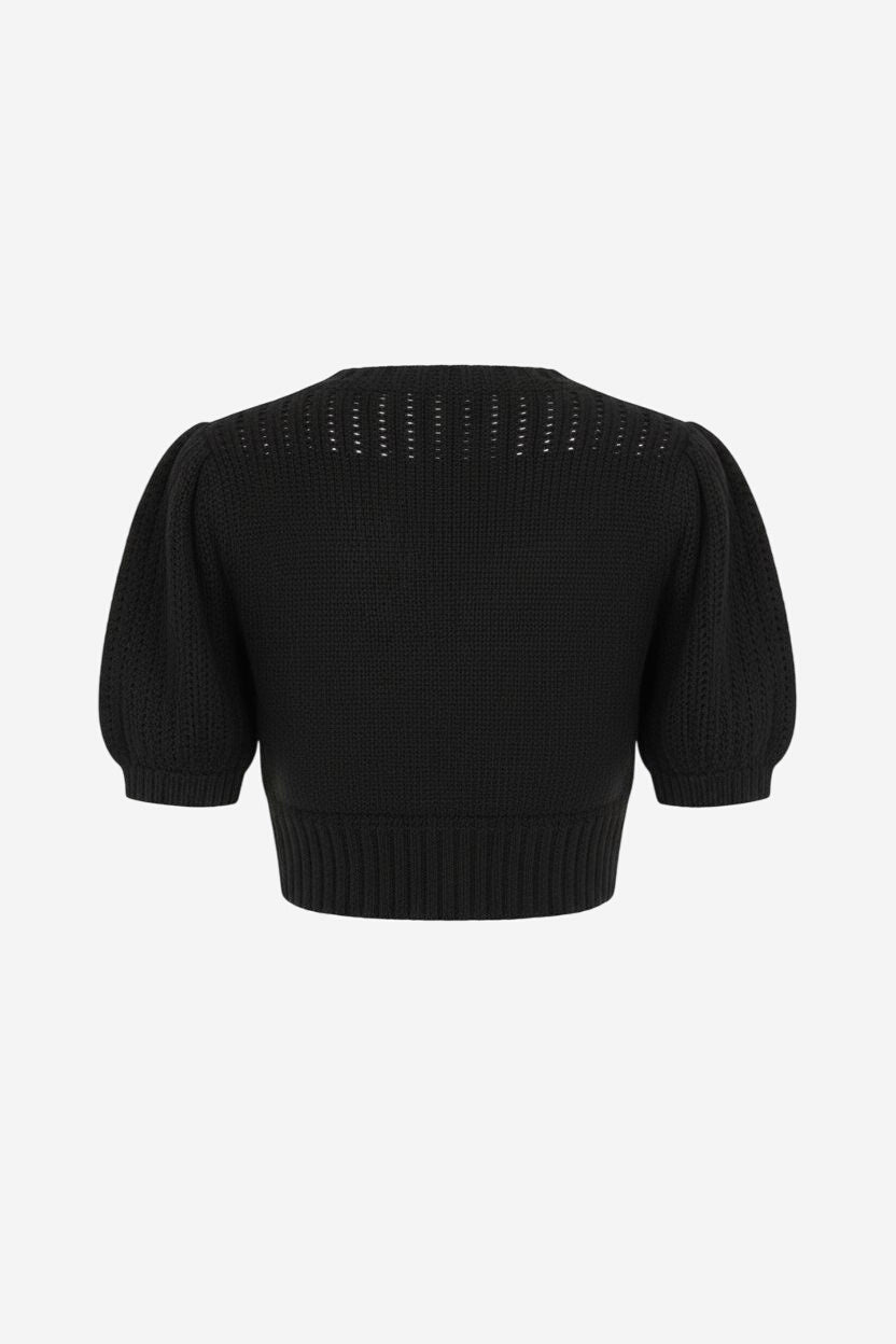 Saltwater Luxe Cropped Sweater - Image 4