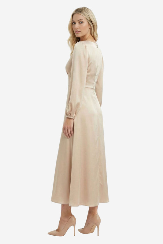 Serenette Tie-Back Midi Dress - Image 3