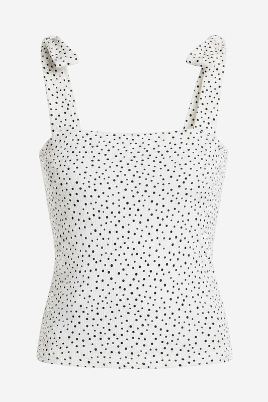 Socialite Square Neck Fitted Strappy Top - Image 2