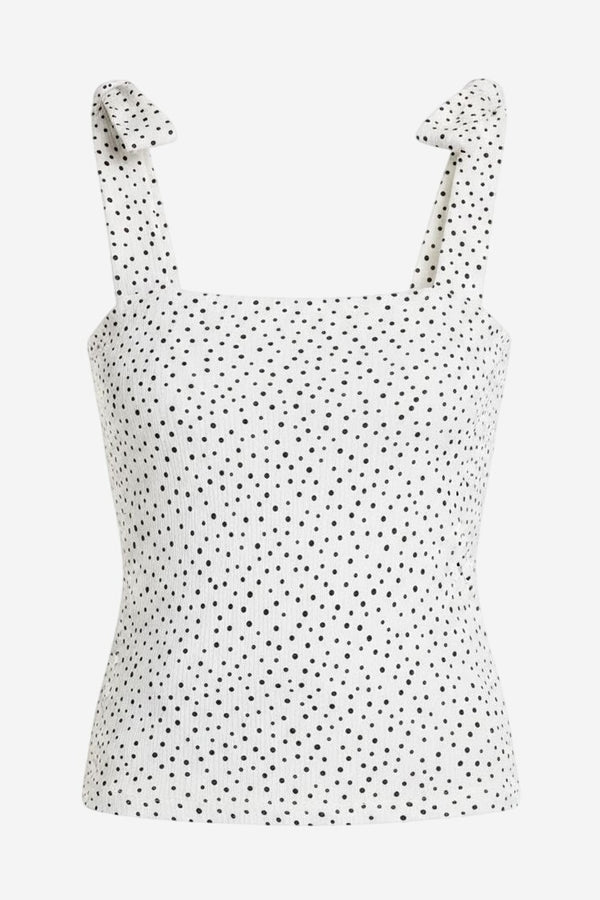 Socialite Square Neck Fitted Strappy Top - alternate