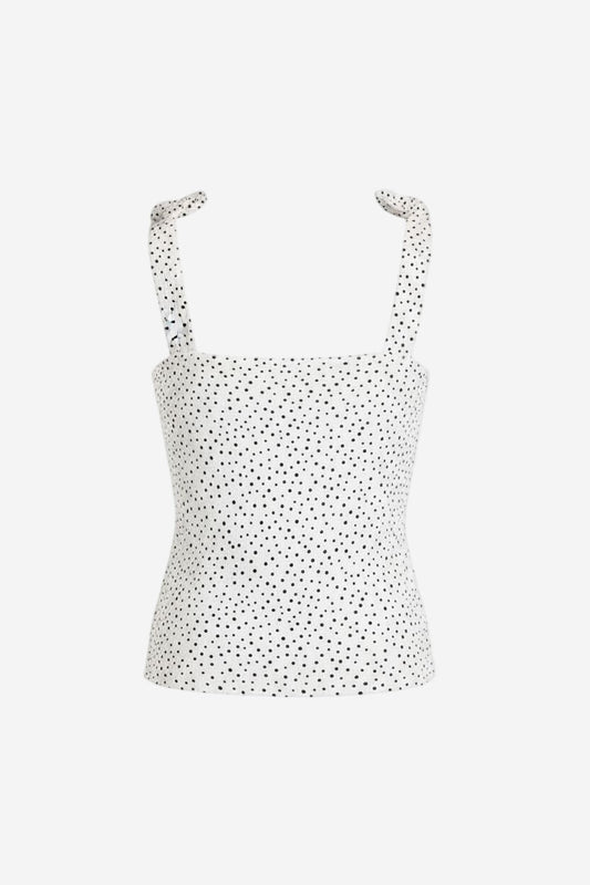 Socialite Square Neck Fitted Strappy Top - Image 4