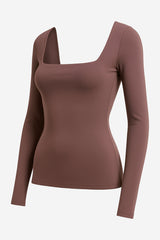 Aritzia Contour Squareneck Hip Longsleeve - Thumbnail 3
