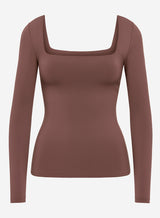 Aritzia Contour Squareneck Hip Longsleeve - Thumbnail 1