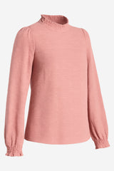 Adrianna Papell Smocked Knit Top - Thumbnail 3