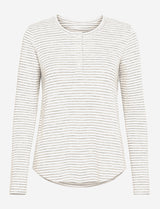 Bobeau Caty Henley Top - Thumbnail 1