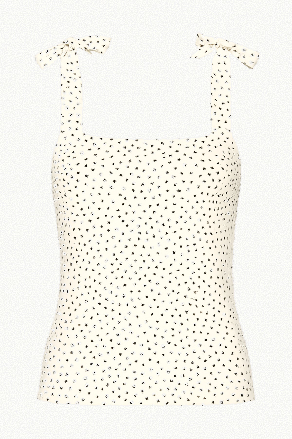 Socialite Square Neck Fitted Strappy Top - Image 1
