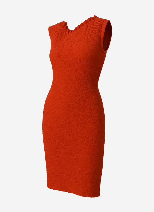 By Anthropologie Ruffle-trim Textured Mini Dress - Image 3