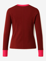 Anthropologie Maeve Long-sleeve Seamed Tee - Thumbnail 2