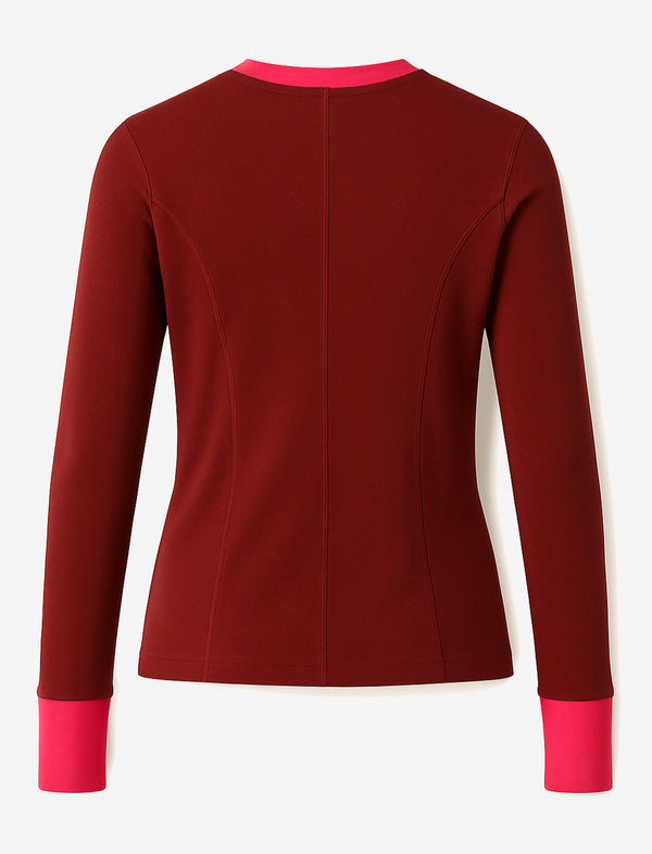 Anthropologie Maeve Long-sleeve Seamed Tee - alternate
