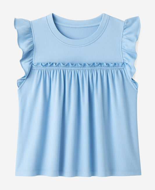 Anthropologie Maeve Sleeveless Ruffle Blouse