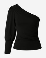 By Anthropologie One-shoulder Puff-sleeve Top - Thumbnail 3
